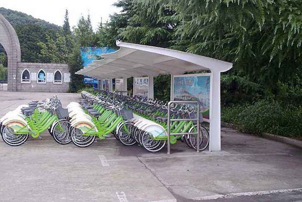 膜結(jié)構(gòu)自行車(chē)棚